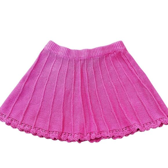Nicole Miller Pink Knit Skirt Set - Picture 4 of 5